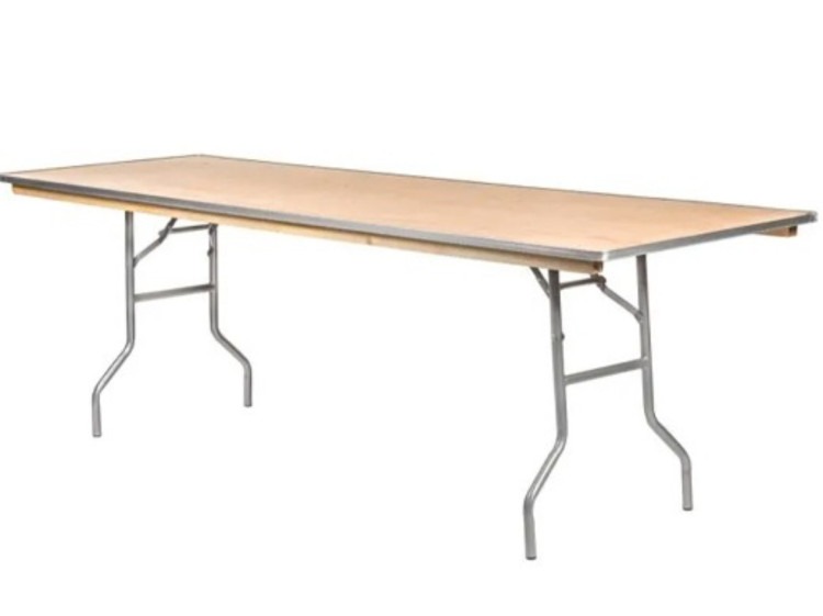 8ft Rectangle Banquet Table