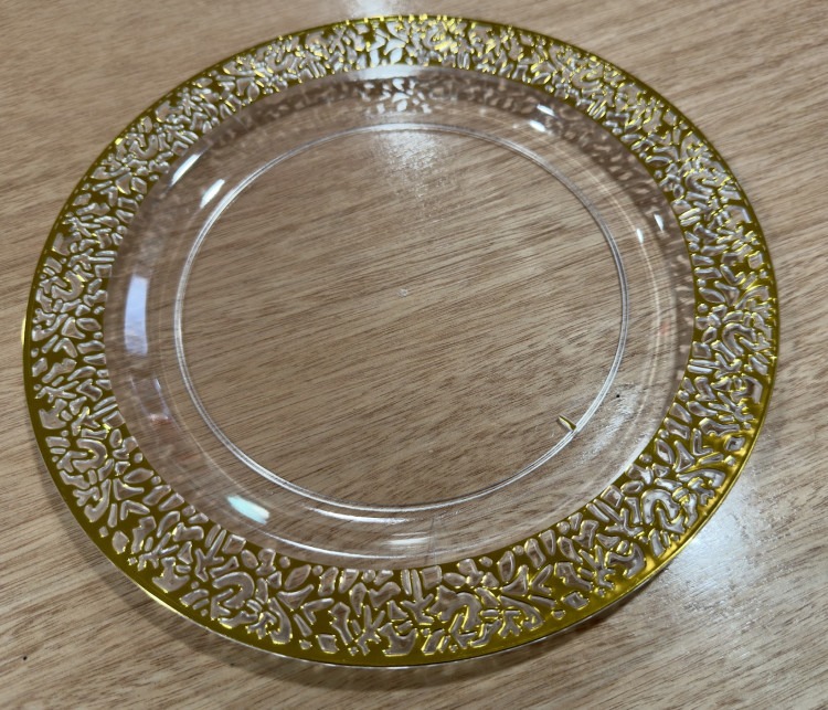 Gold Clear Plate