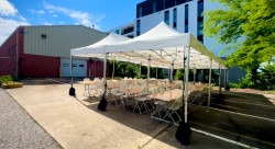 IMG 5235 1748864933 20x40 popup tent package (16 tables, 128 chairs included).